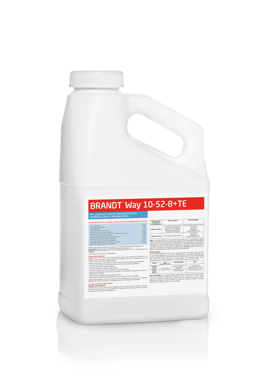 Water soluble fertilizer BRANDT WAY 10-52-8